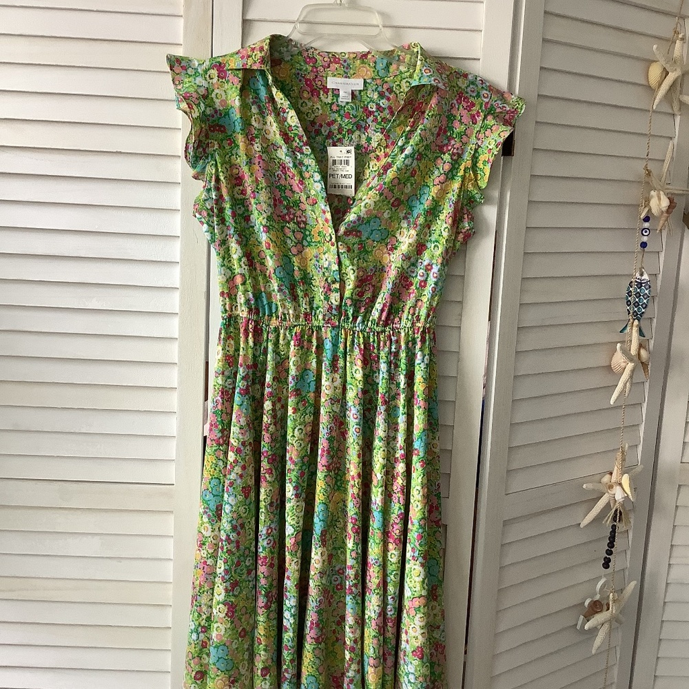 Charter Club Petite Medium floral dress